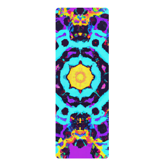Mabel Moonflow - Psychedelic Yoga Exercise Workout Mat - 24″ x 68"