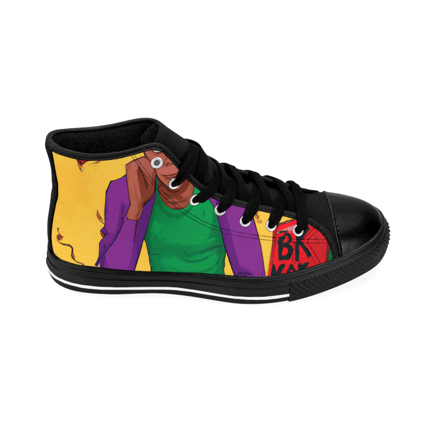 Saffrona de Borrelli - Comic Book Hi Tops