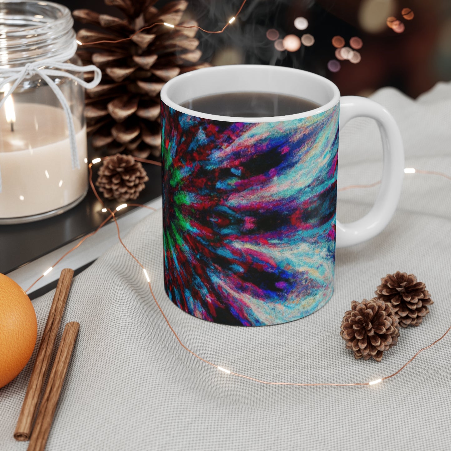 Joe's Java - Psychedelic Coffee Cup Mug 11 Ounce