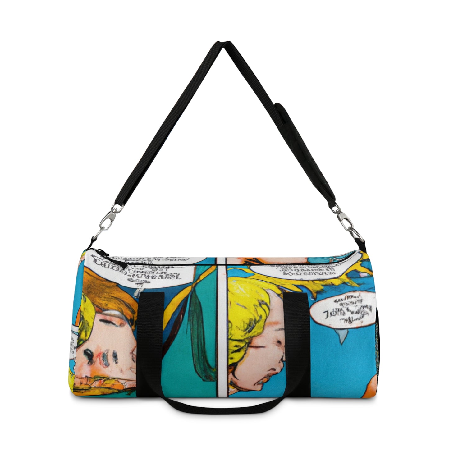 Hansworth and Morris Luxury Bags - Comic Book Duffel Bag