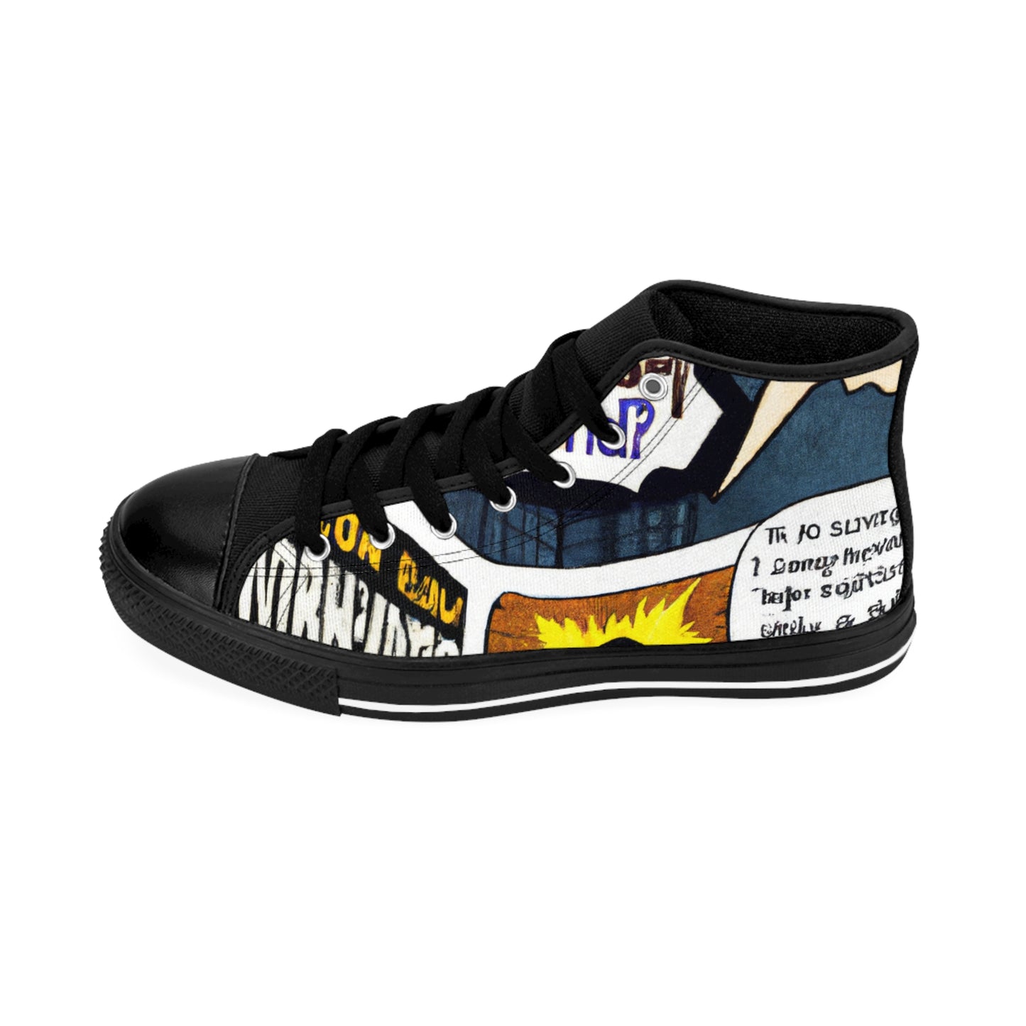 Giles de Montforte - Comic Book Hi Tops