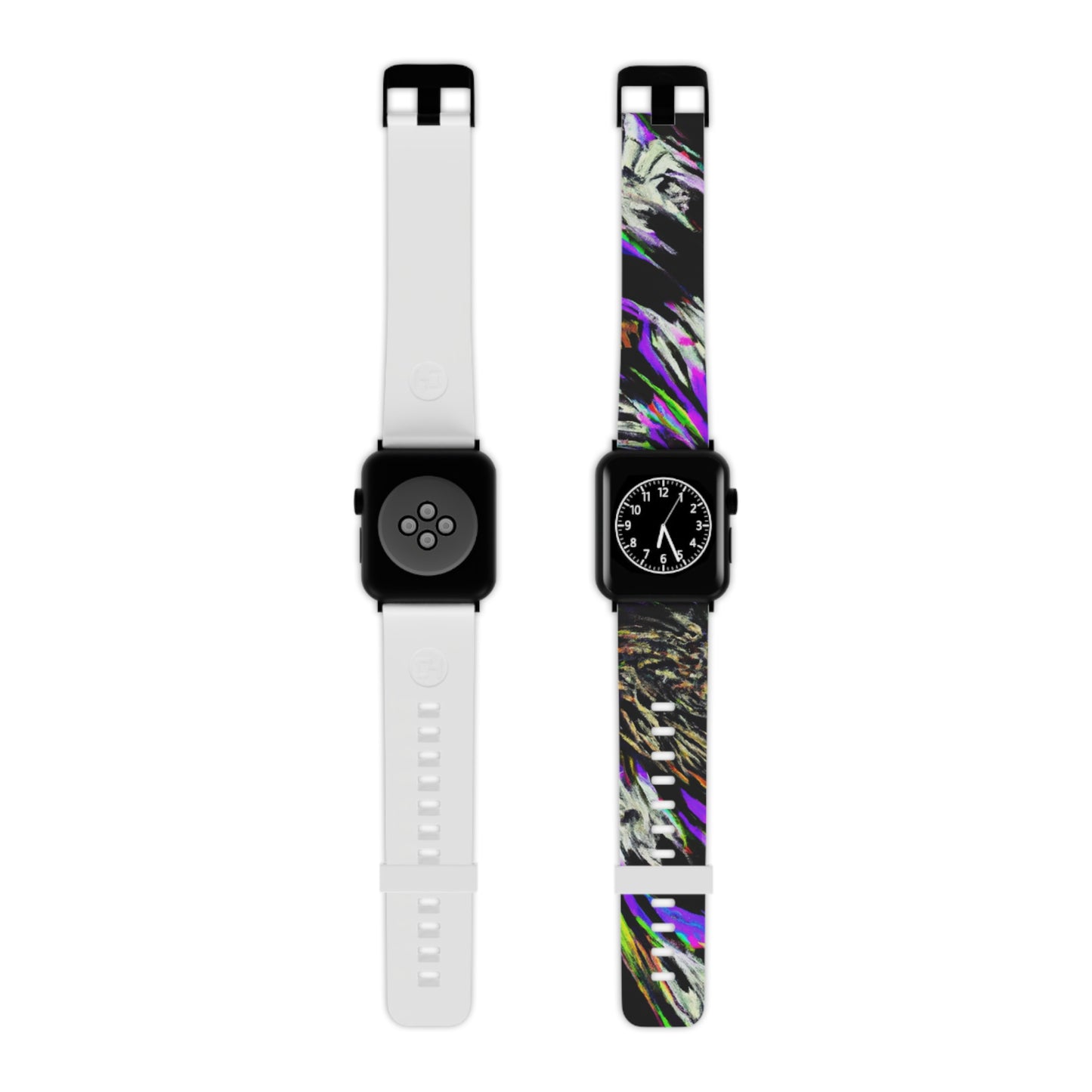 Edmond de La Marche - Trippy Hippy Boho Psychedelic Apple Wrist Watch Band