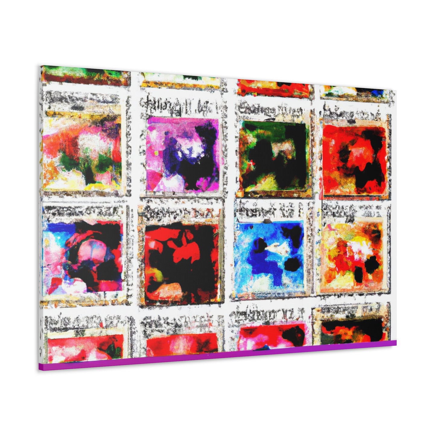 Global Forever Stamps - Postage Stamp Collector Canvas Wall Art