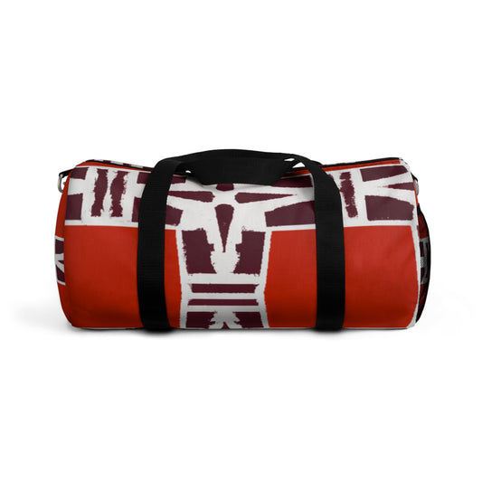 Emmett E. Edwards - Geometric Pattern Duffel Travel Gym Luggage Bag