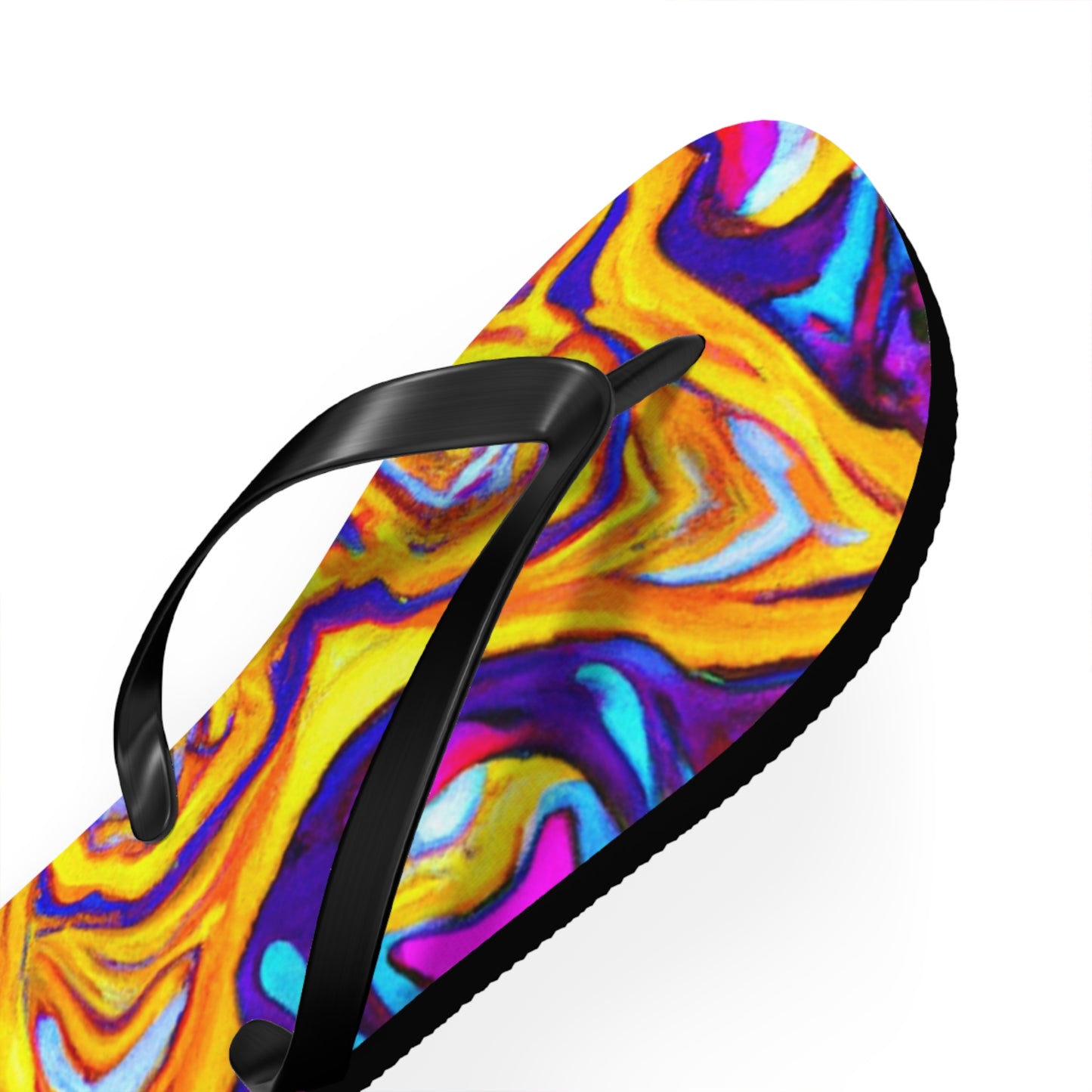 Hazel Stiles, Shoe Maker - Psychedelic Trippy Flip Flop Beach Sandals