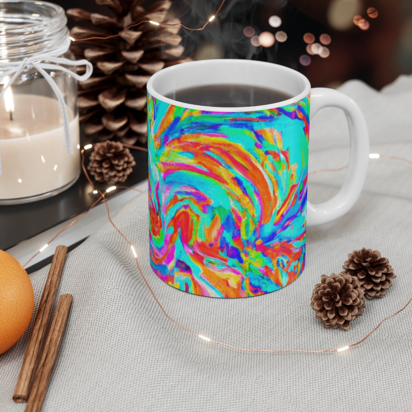 Millie's Coffee - Psychedelic Coffee Cup Mug 11 Ounce