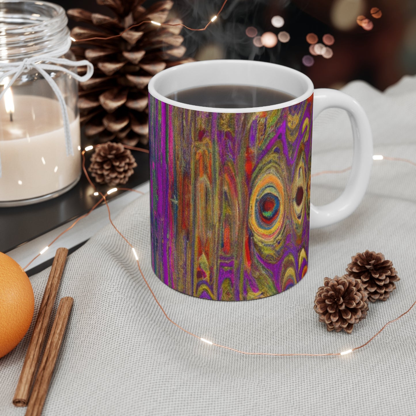 .

Mabel's Morning Brew - Psychedelic Coffee Cup Mug 11 Ounce