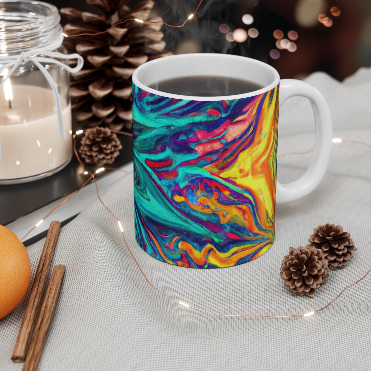 Brewster's Best - Psychedelic Coffee Cup Mug 11 Ounce