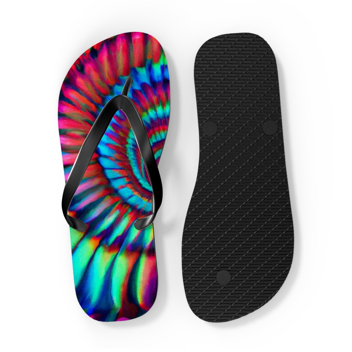 Hodgins Shoemakers - Psychedelic Trippy Flip Flop Beach Sandals