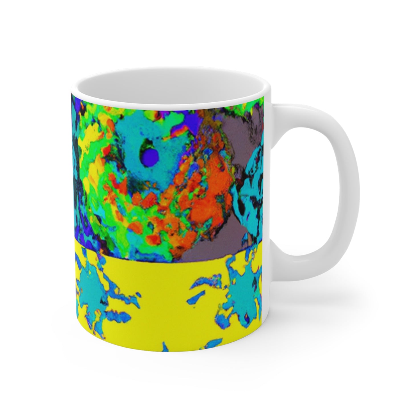 Gus & Roz's Roastery - Psychedelic Coffee Cup Mug 11 Ounce