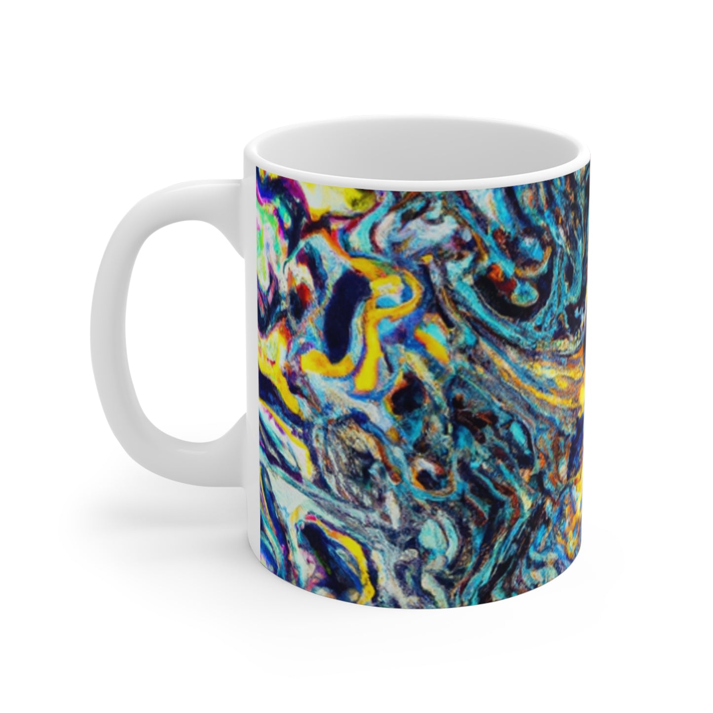 Java Joe's. - Psychedelic Coffee Cup Mug 11 Ounce