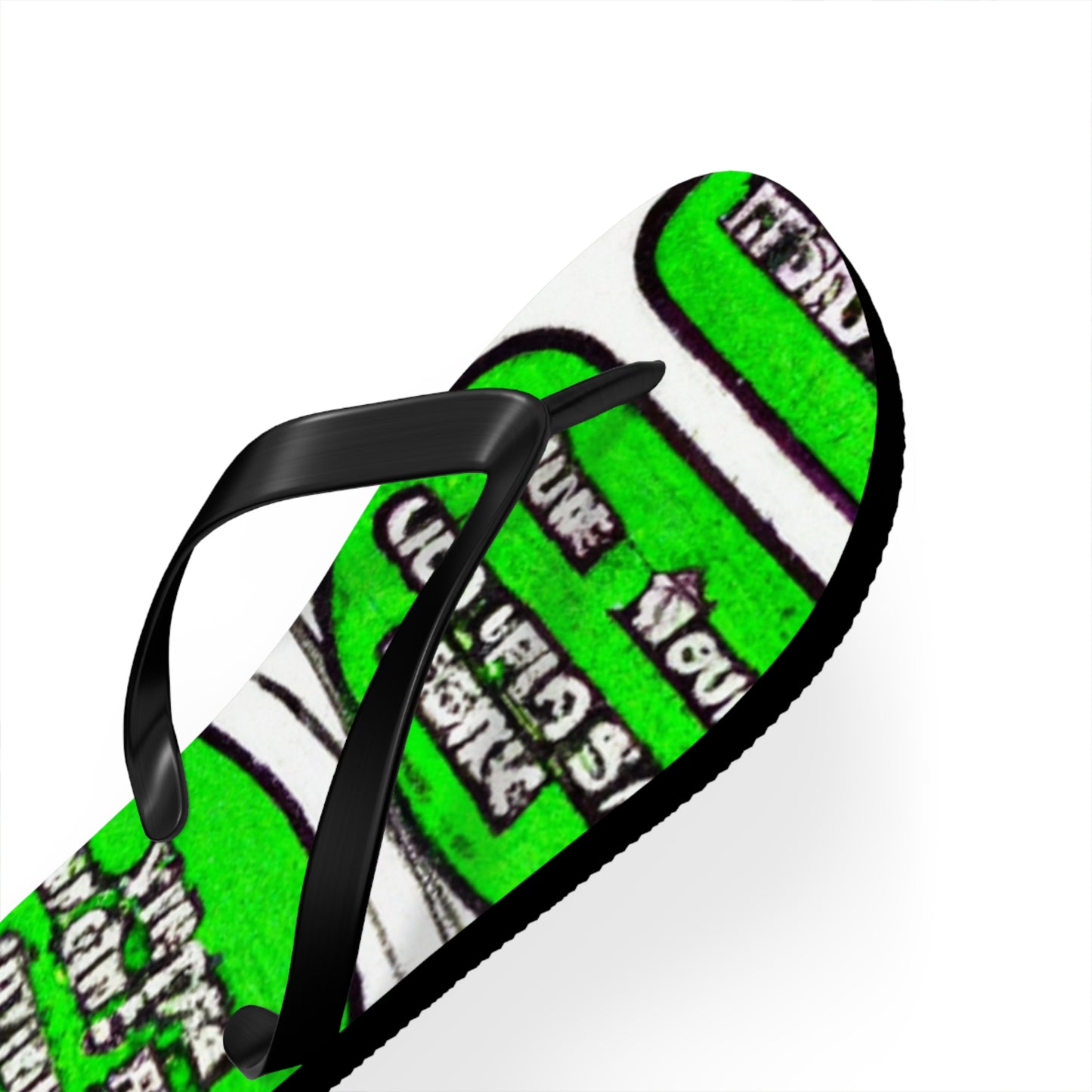 Super-John the Inescapable - Comics Collector Flip Flop Beach Sandals