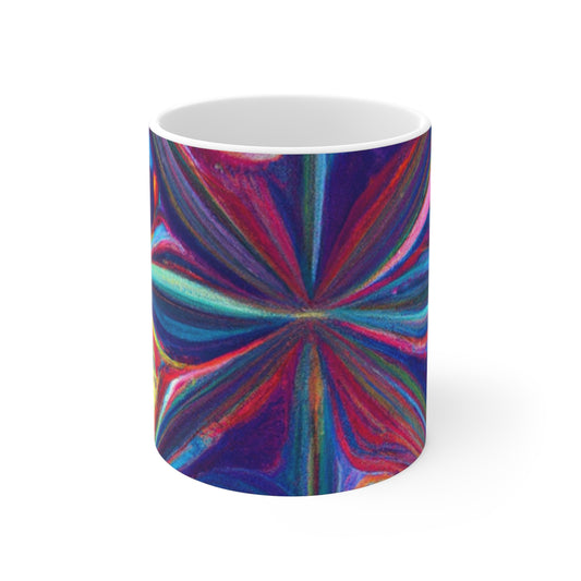 Mountain Rose Coffee - Psychedelic Coffee Cup Mug 11 Ounce