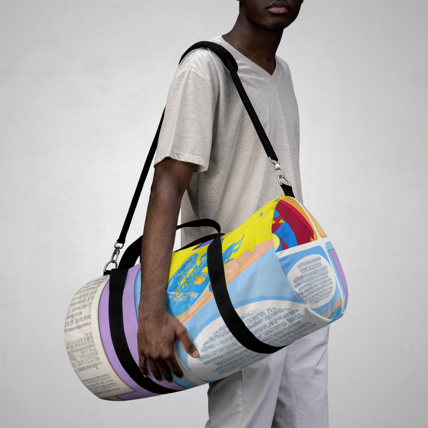 Caleb Harcourt Couture - Comic Book Duffel Bag