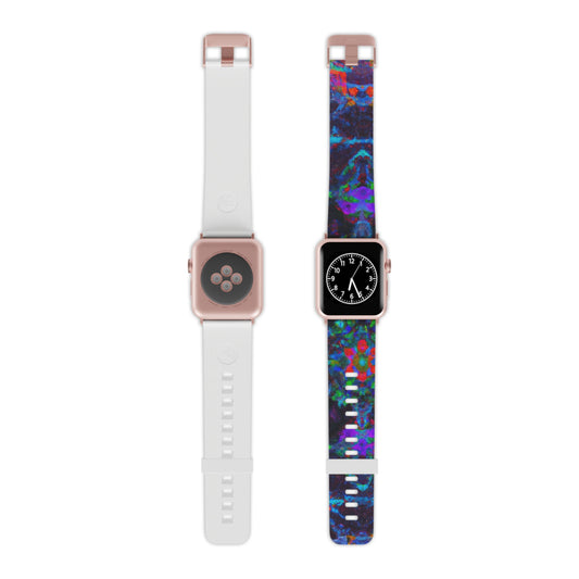 Nathaniel Finley - Trippy Hippy Boho Psychedelic Apple Wrist Watch Band