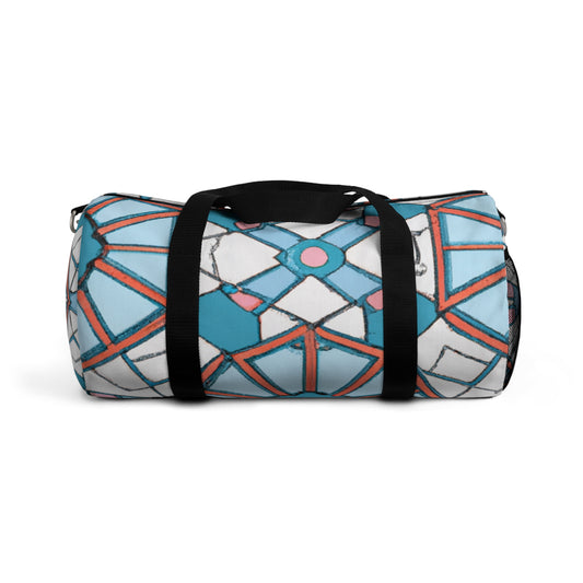 Abelard de Laceyshire - Geometric Pattern Duffel Travel Gym Luggage Bag