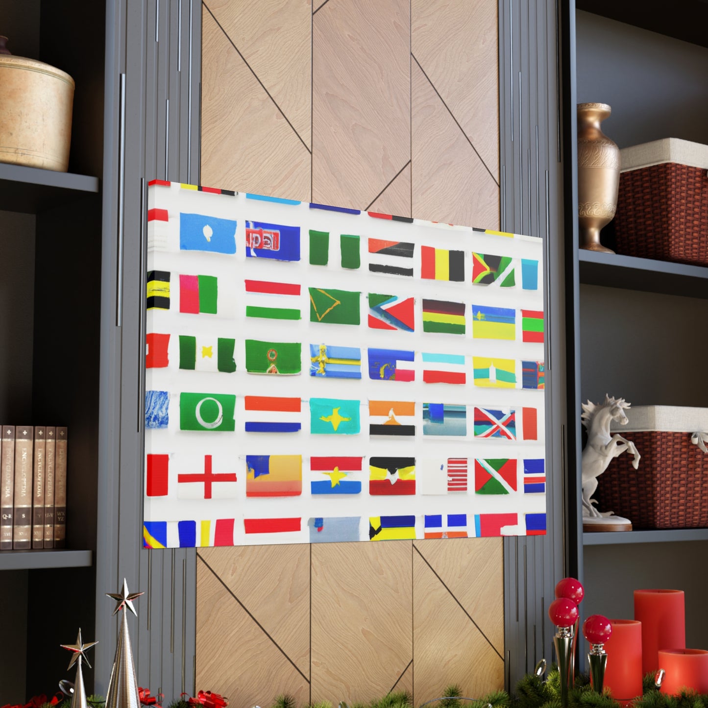 .

Richard Highfield - Flags Of The World Canvas Wall Art