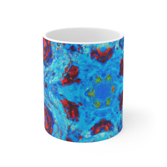 Brewster Benson Cafe - Psychedelic Coffee Cup Mug 11 Ounce