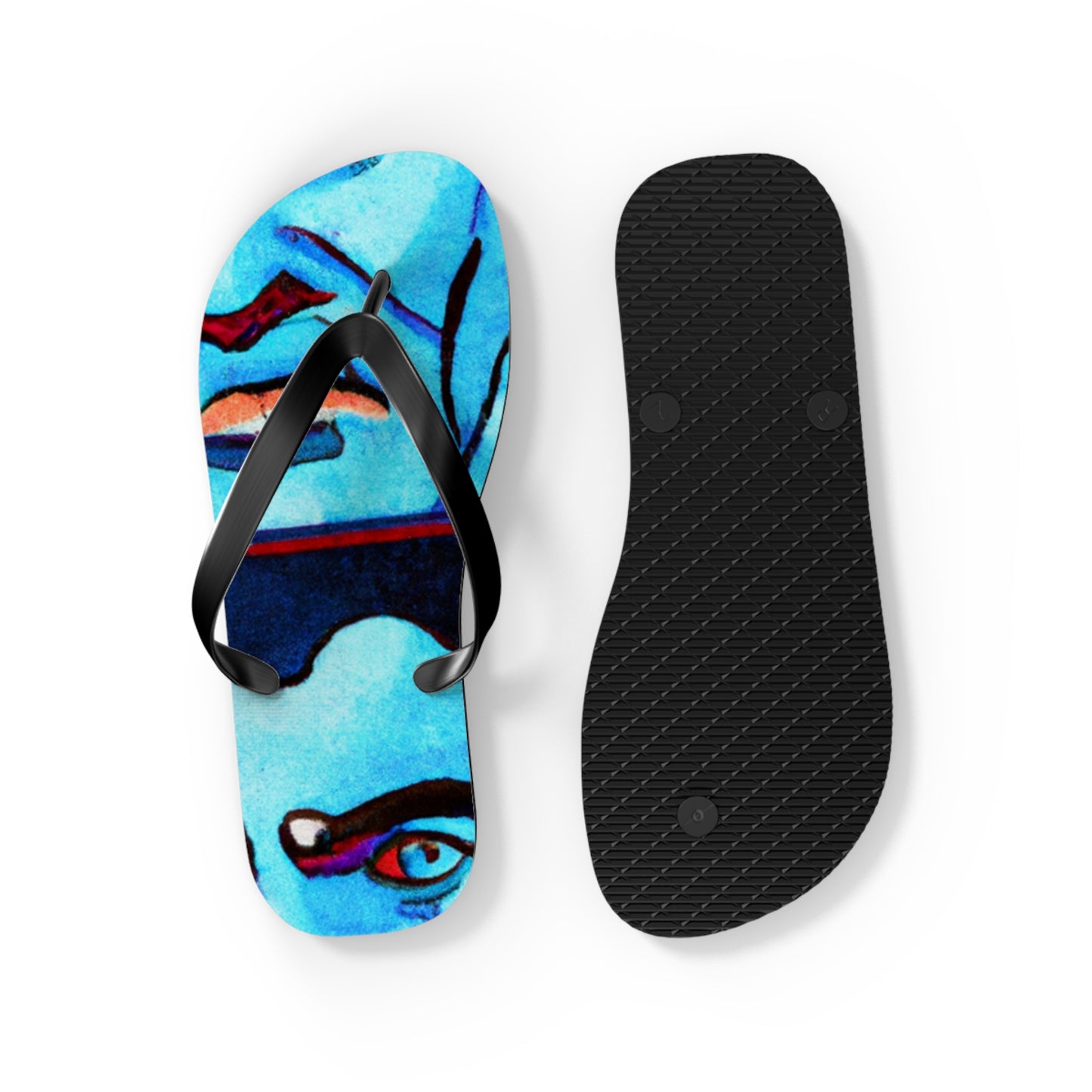 Dark Demigod Crusader - Comics Collector Flip Flop Beach Sandals