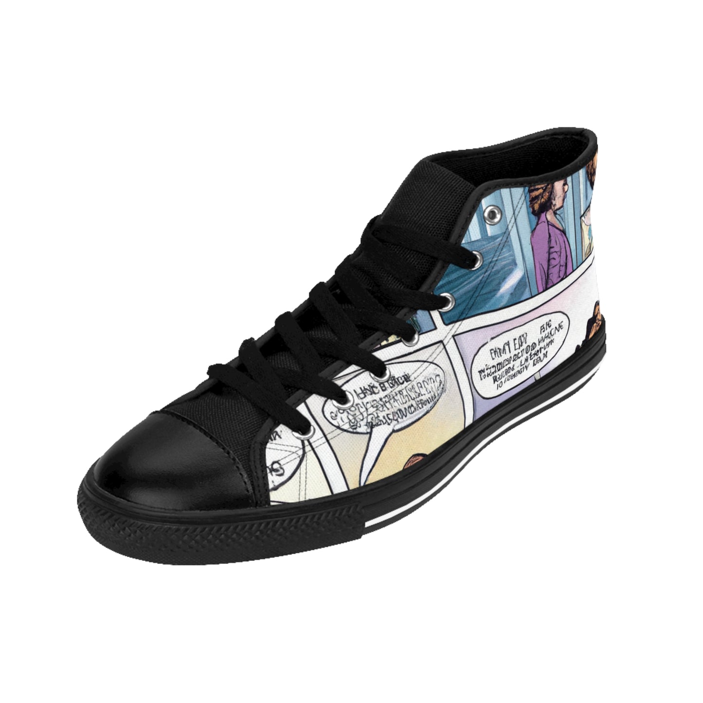 .

Earraighne Montague - Comic Book Hi Tops