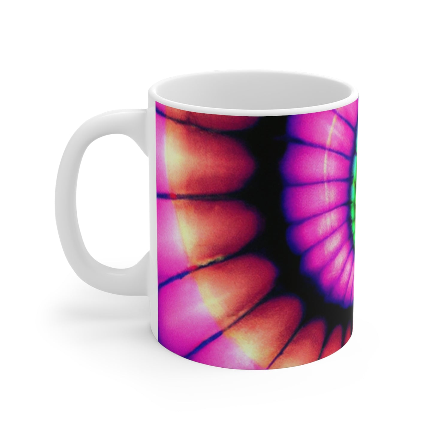 Freddie's Freshly Roasted - Psychedelic Coffee Cup Mug 11 Ounce