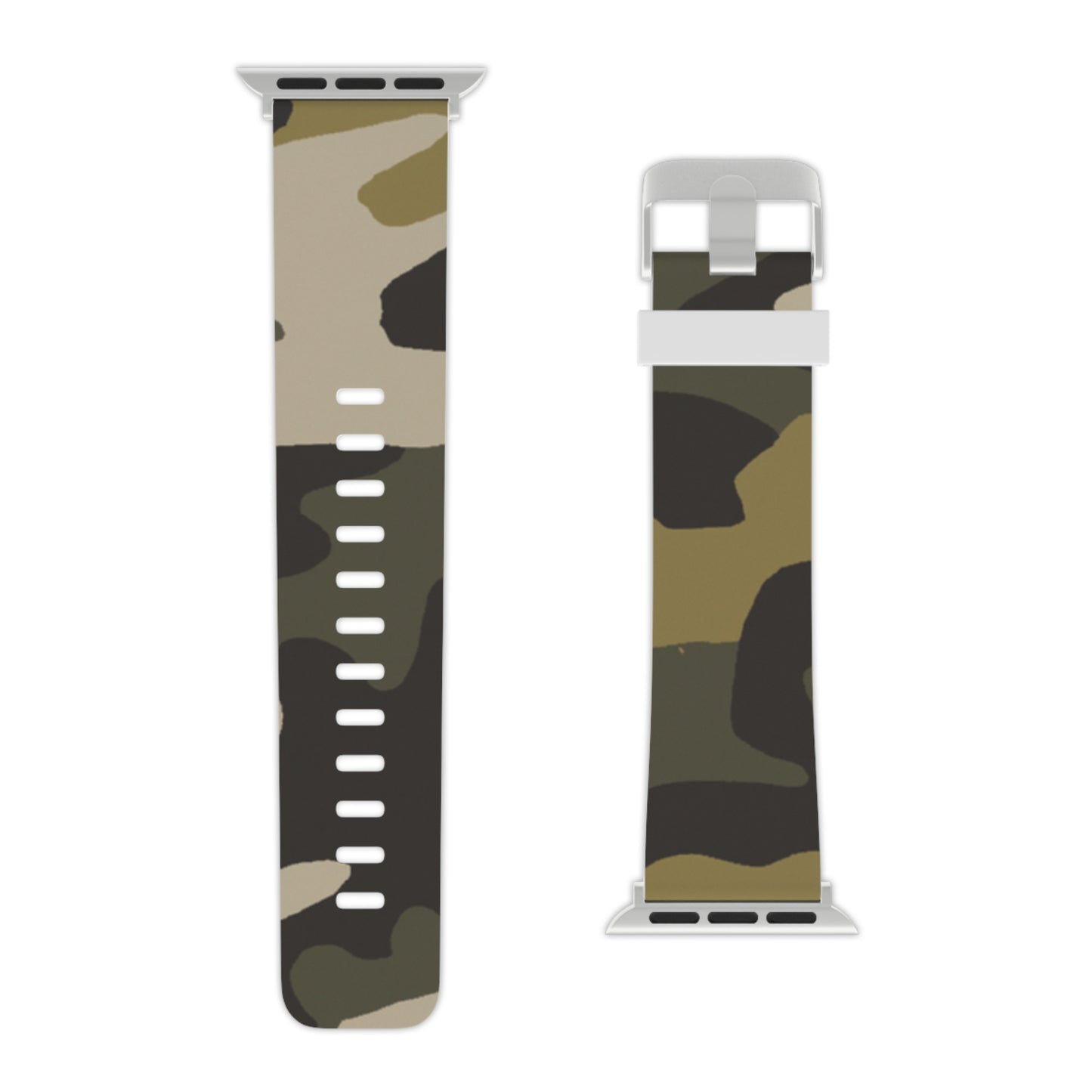 Fredericka Fitzwater - Camouflage Apple Wrist Watch Band