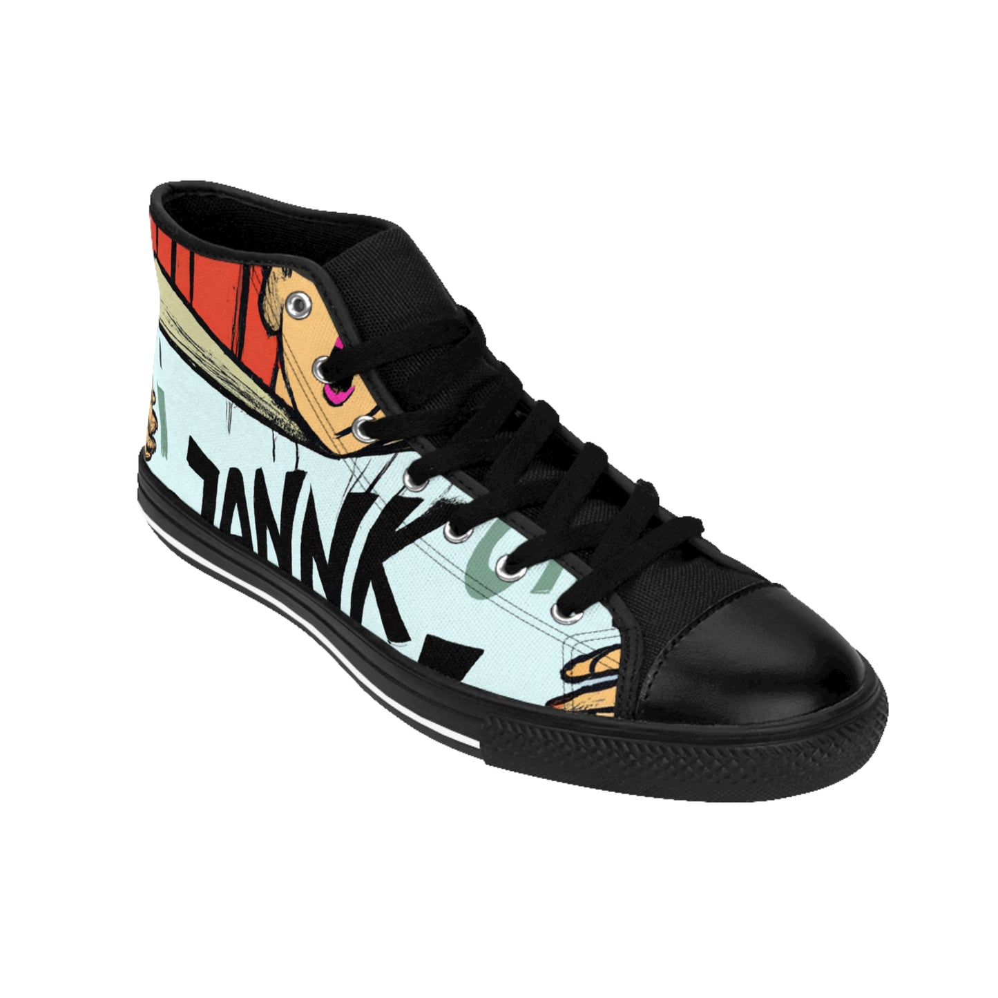 Merlita of Madrid - Comic Book Hi Tops