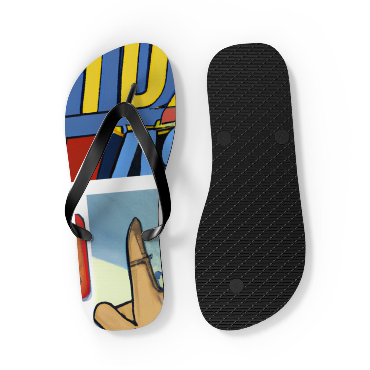 Laser Man - Comics Collector Flip Flop Beach Sandals