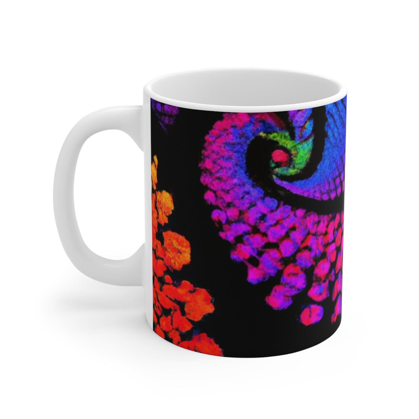 Lena's House of Java - Psychedelic Coffee Cup Mug 11 Ounce