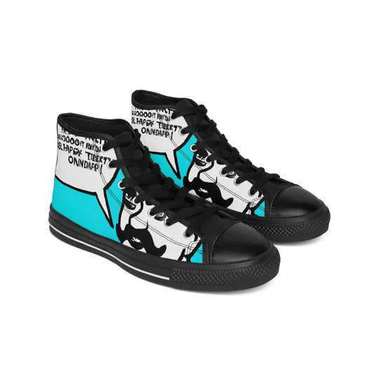 .

Ferndalena the Footwear Maker - Comic Book Hi Tops