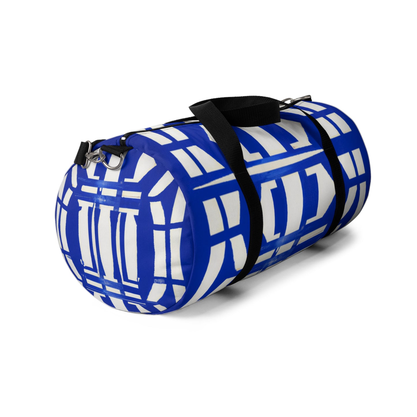 Nathaniel Coffeebean - Geometric Pattern Duffel Travel Gym Luggage Bag