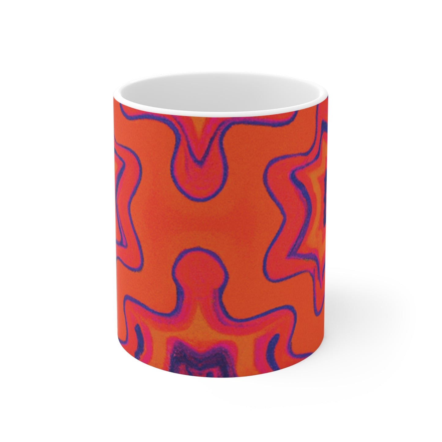 Edgar's Roasted Affection - Psychedelic Coffee Cup Mug 11 Ounce