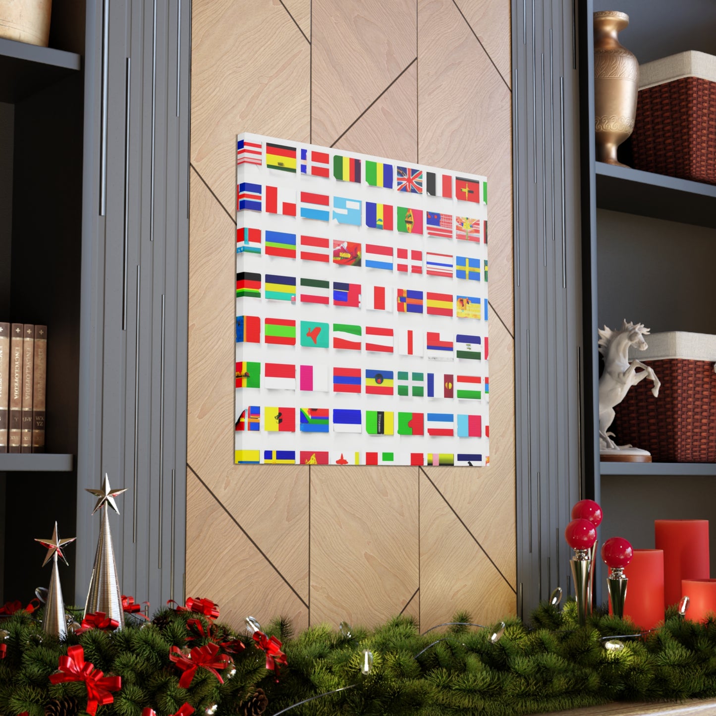 Emily Starrybaugh - Flags Of The World Canvas Wall Art