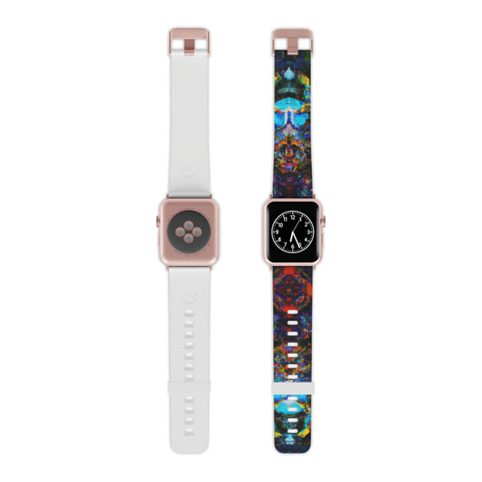 Hoshea Friedrich - Trippy Hippy Boho Psychedelic Apple Wrist Watch Band