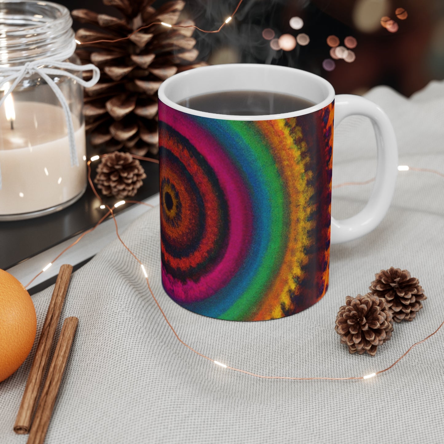 Barb's 1950's Blend - Psychedelic Coffee Cup Mug 11 Ounce