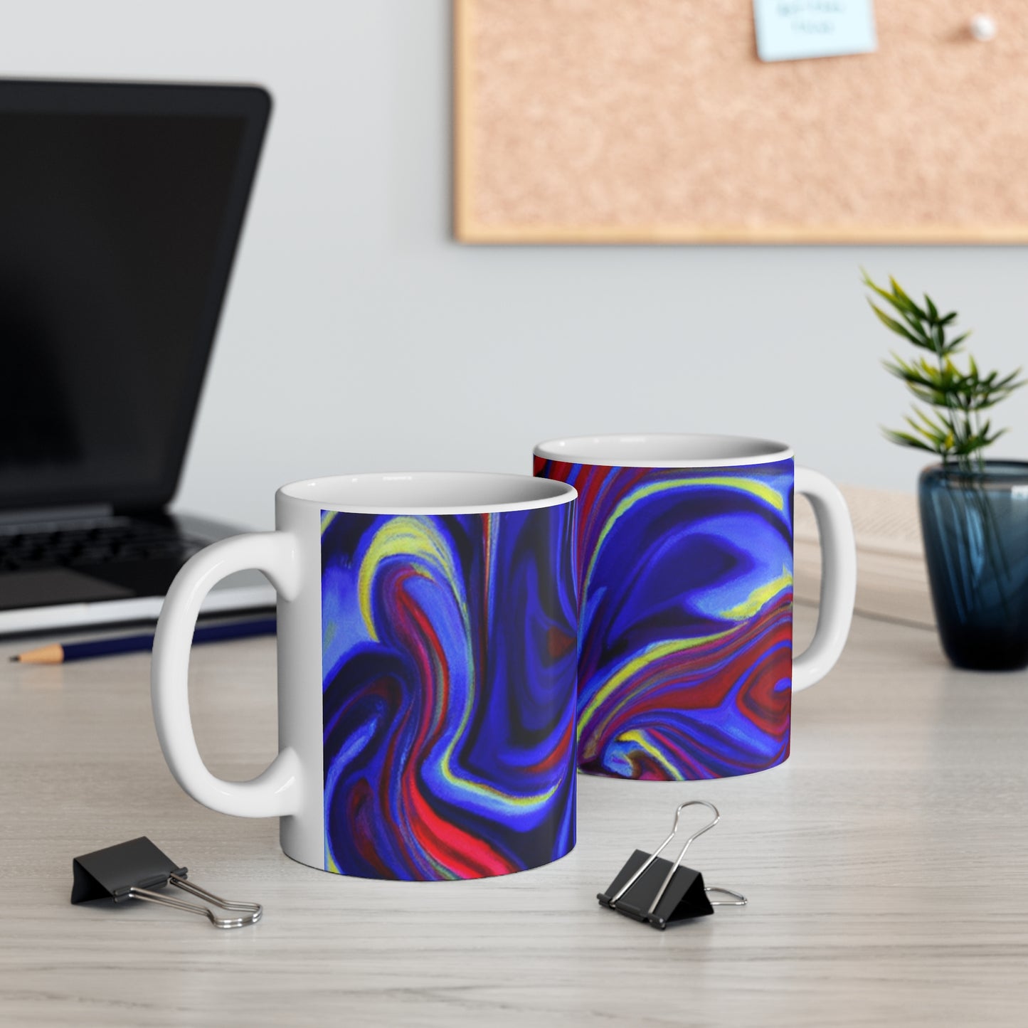 Bob's Retro Brew - Psychedelic Coffee Cup Mug 11 Ounce