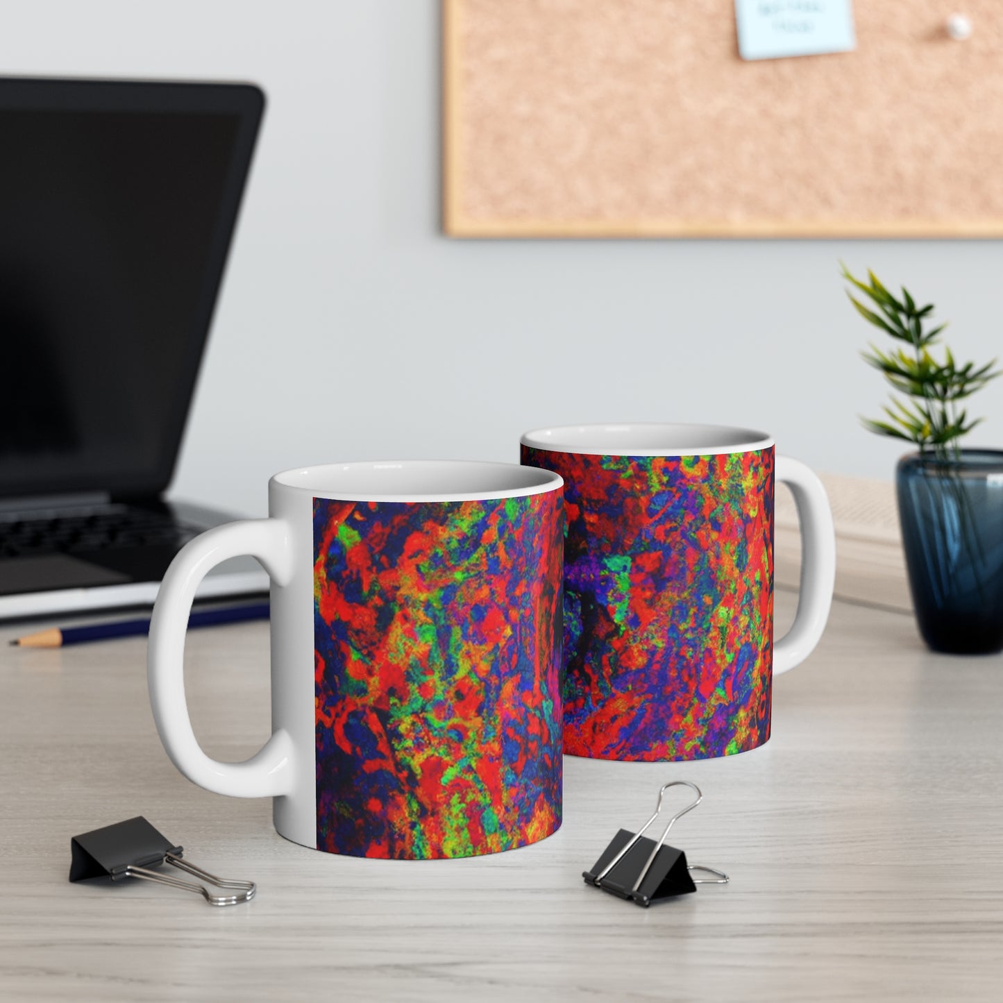 Java Joe's - Psychedelic Coffee Cup Mug 11 Ounce