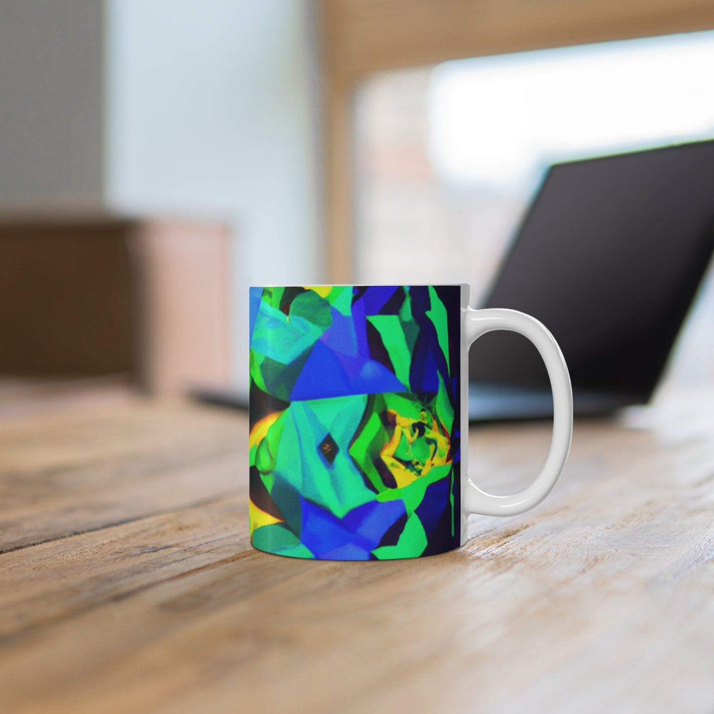 Horace's Homebrew Specialty Coffee - Psychedelic Coffee Cup Mug 11 Ounce