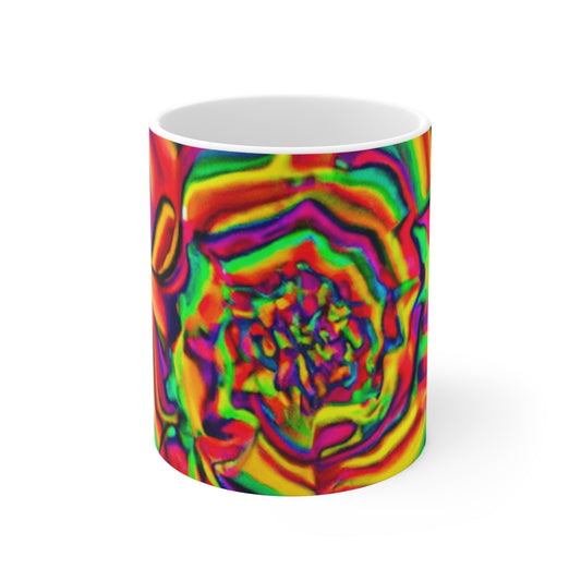 Juniper Joe's Java - Psychedelic Coffee Cup Mug 11 Ounce