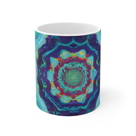 Ava's Finest Coffees - Psychedelic Coffee Cup Mug 11 Ounce