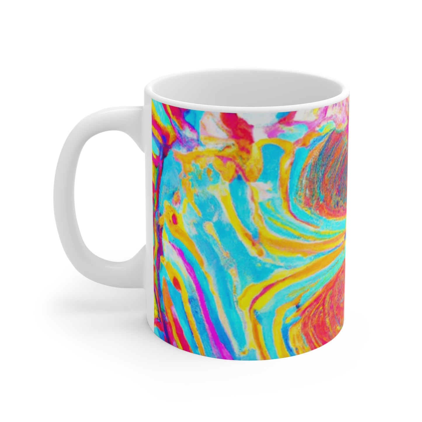 Arlo's Roast and Blend - Psychedelic Coffee Cup Mug 11 Ounce