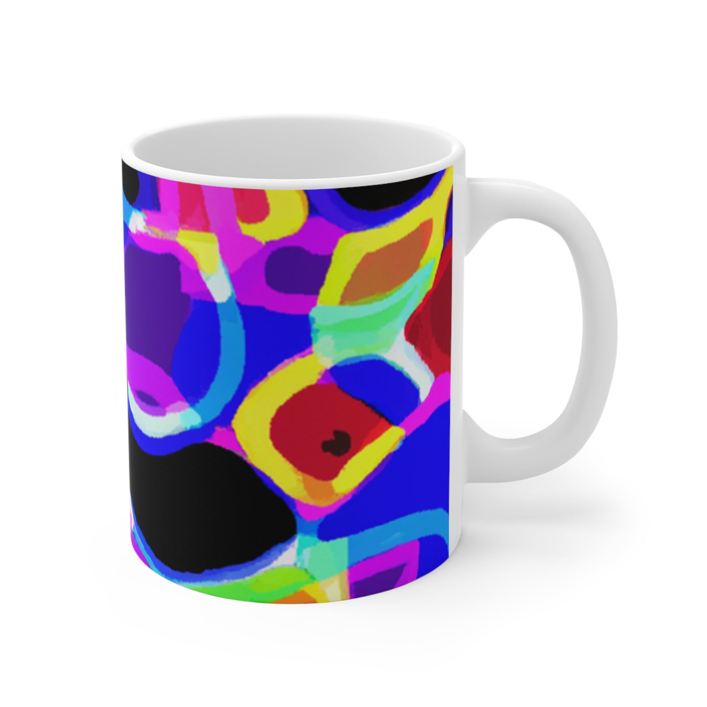 Joe's Java Brews - Psychedelic Coffee Cup Mug 11 Ounce