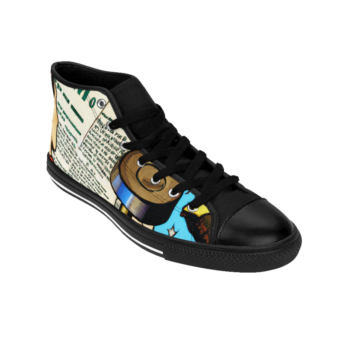 Melvinia the Shoemaker - Comic Book Hi Tops