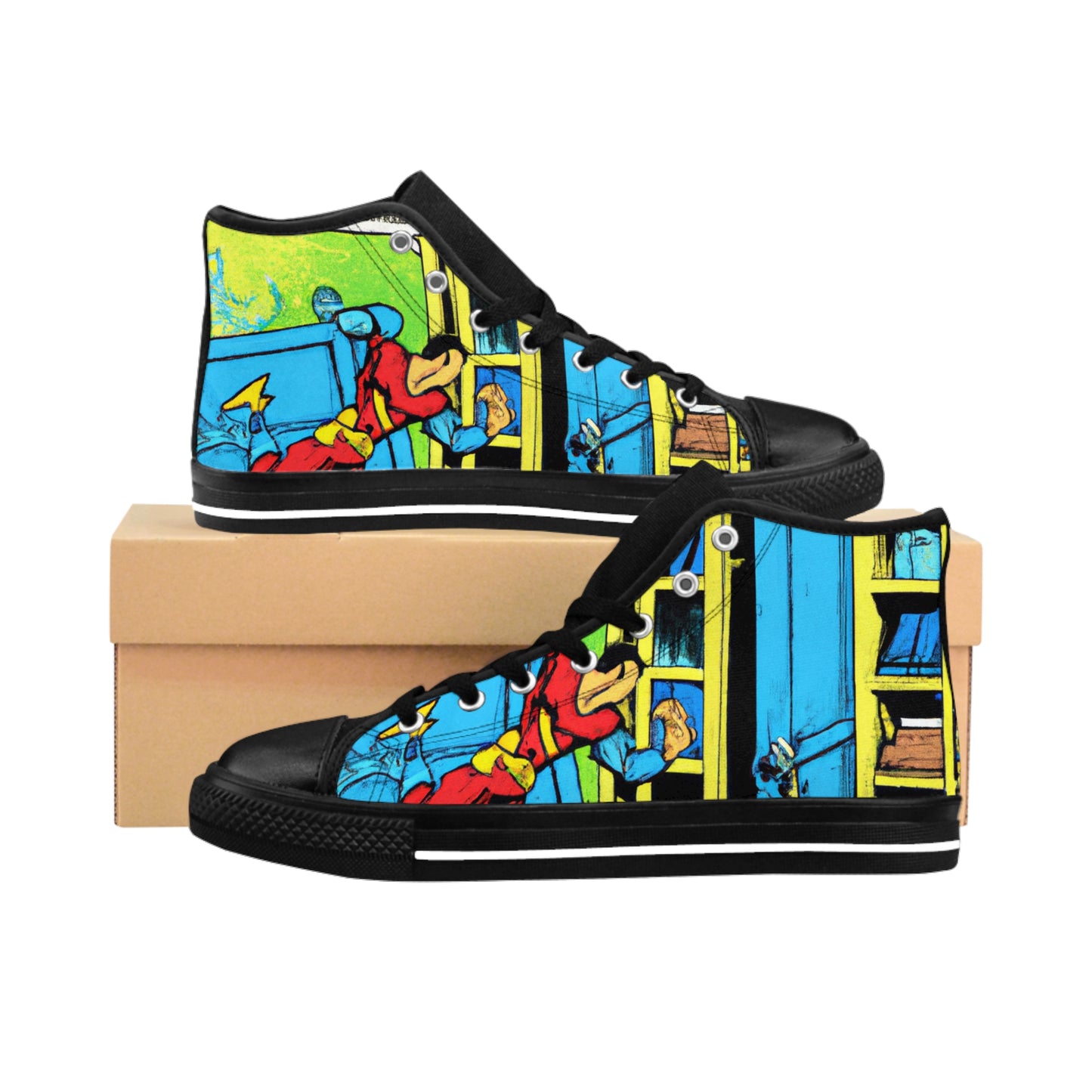 Ferolle the Furrier - Comic Book Hi Tops