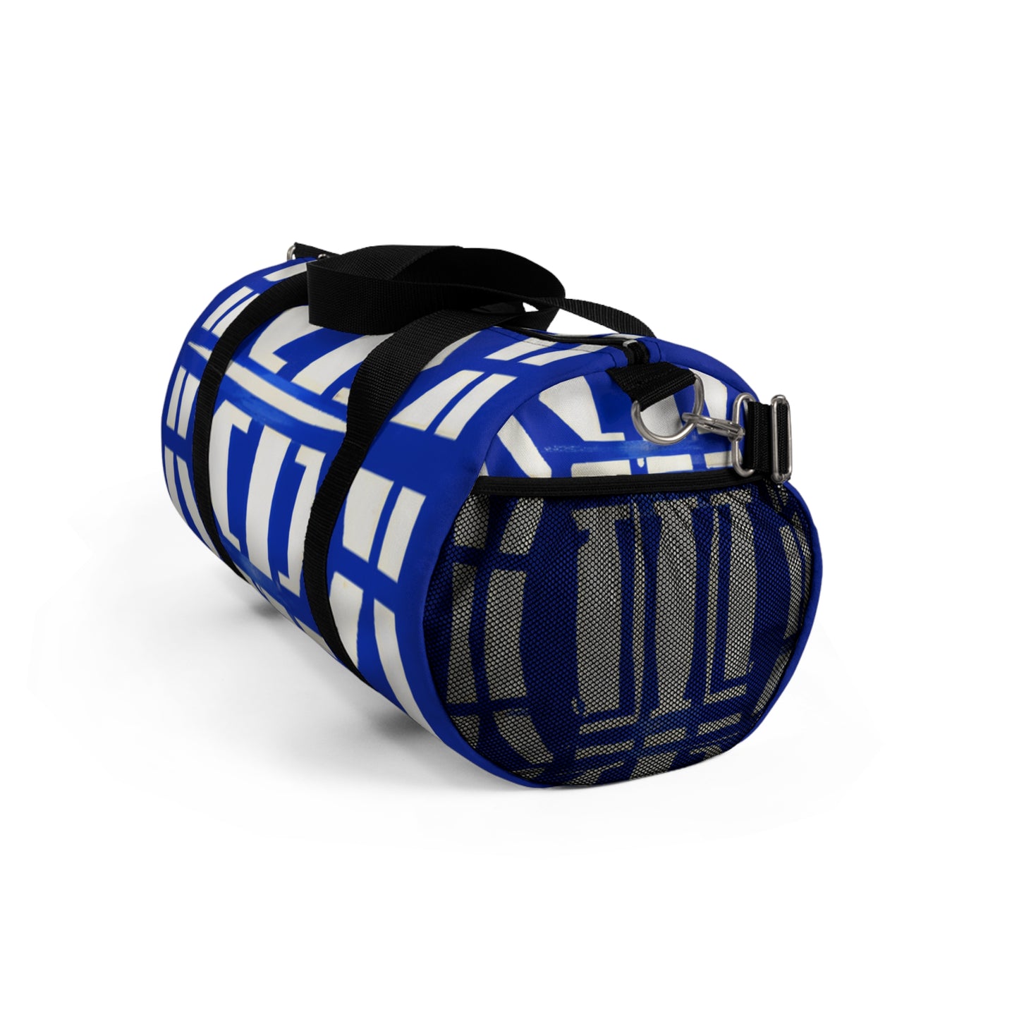 Nathaniel Coffeebean - Geometric Pattern Duffel Travel Gym Luggage Bag