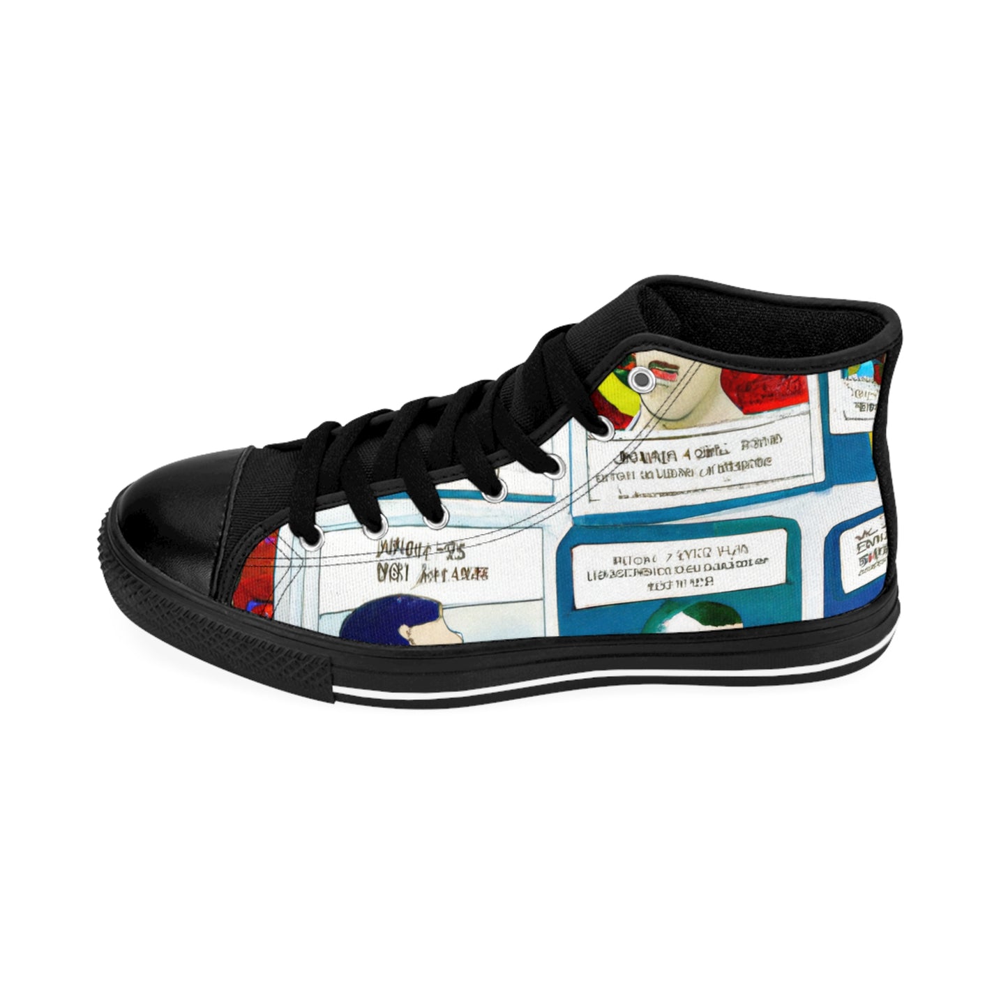 .

Kieran the Shoemaker - Comic Book Hi Tops