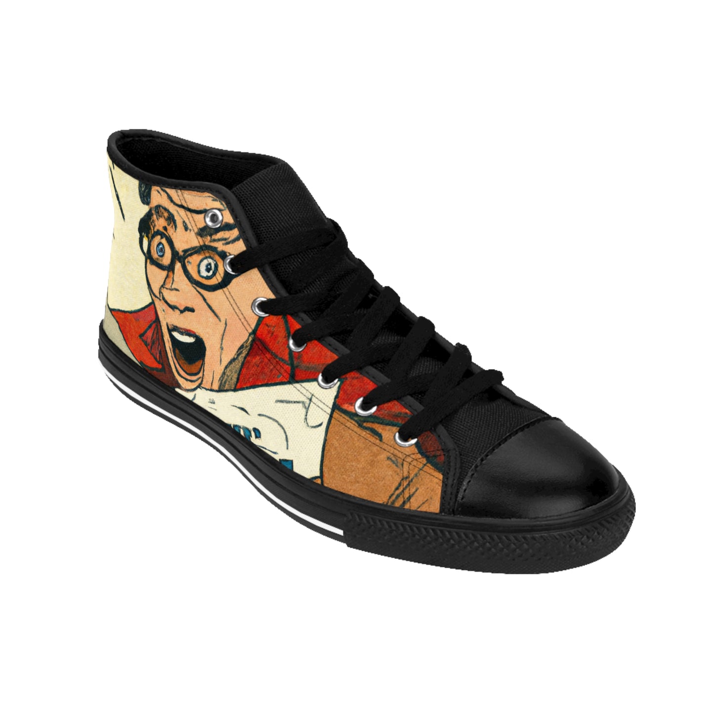 Sir Sydney Shadsworth - Comic Book Hi Tops