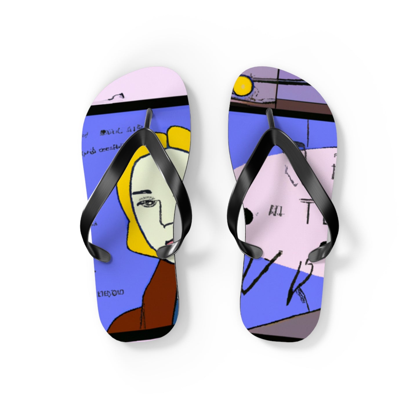 Lina Scarlet. - Comics Collector Flip Flop Beach Sandals