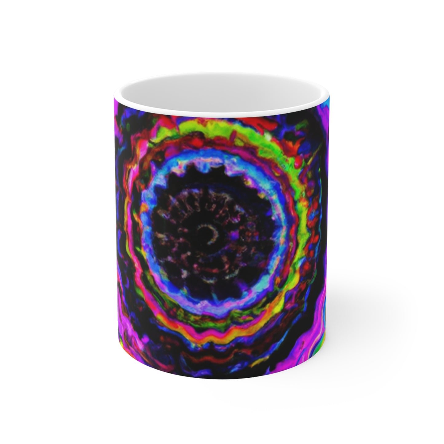 Tilda's Gourmet Java - Psychedelic Coffee Cup Mug 11 Ounce