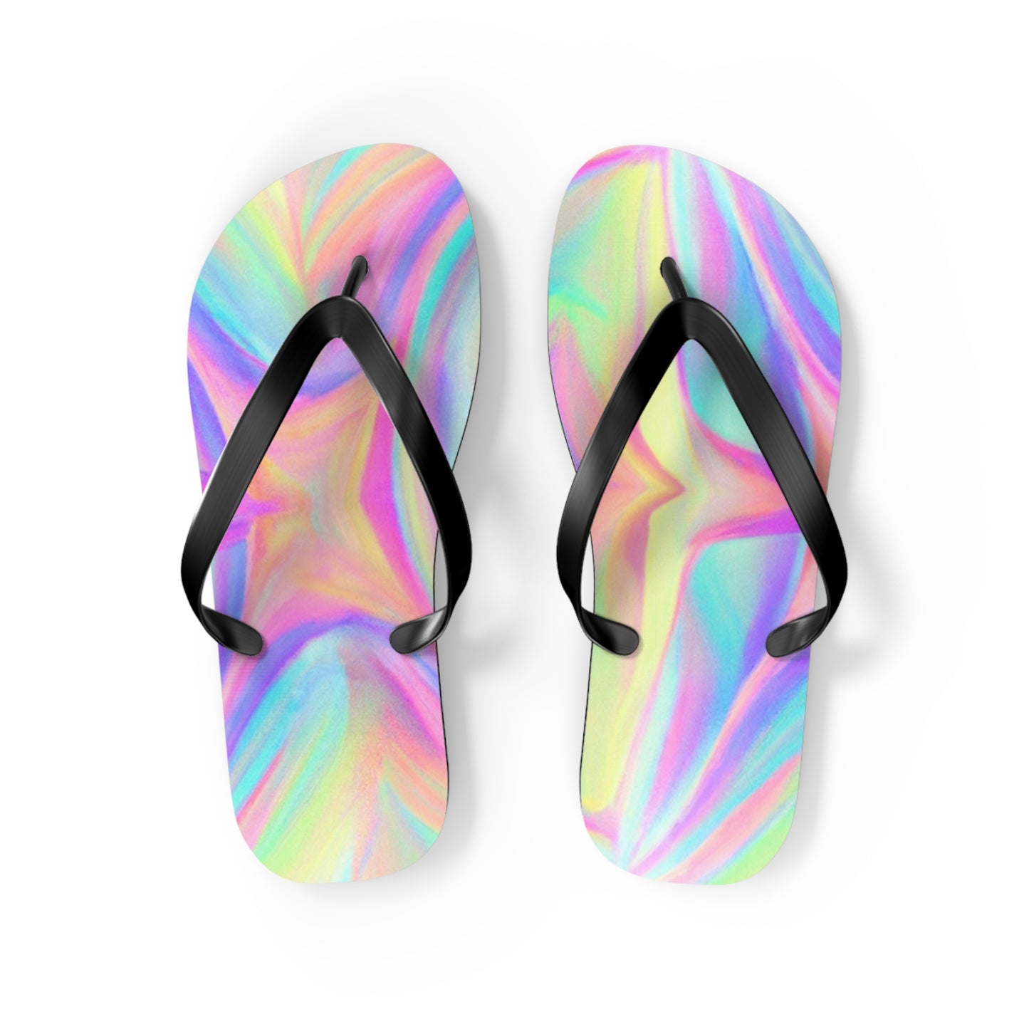 Lavinia Grieveson, Shoemistress - Psychedelic Trippy Flip Flop Beach Sandals